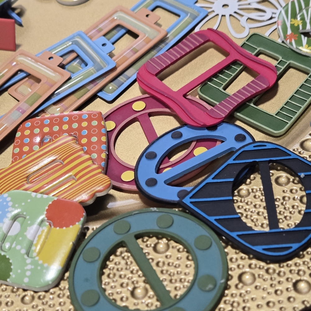Colorful Scrapbooking Embellishments - Picture 3 of 16